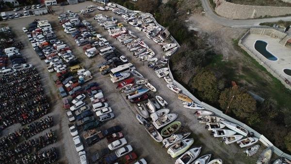 Bodrum'daki yediemin otoparkı marinaya döndü