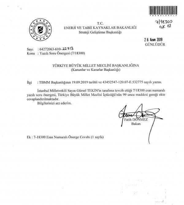 Enerji ve Tabii Kaynaklar Bakanı: Doğalgaz ucuz