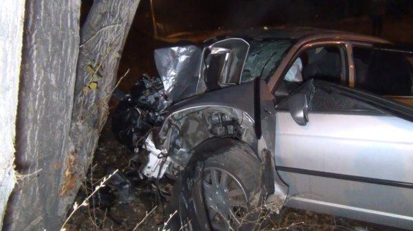 Kırıkkale'de ağaca çarpan otomobil sürücüsü öldü