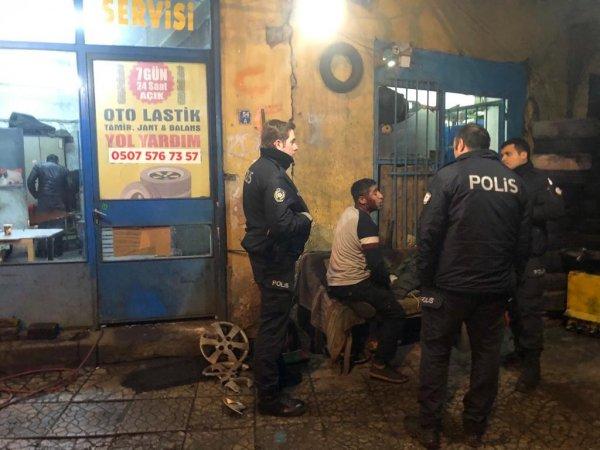 Ankara'da bir kişi döner bıçağıyla başından yaralandı