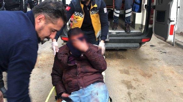 Evli kadına cinsel içerikli mesaj attı, dayağı yedi