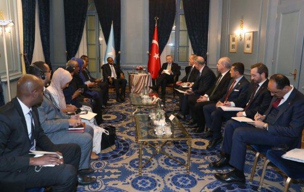 Cumhurbaşkanı Erdoğan, Somali Başbakanı ile görüştü