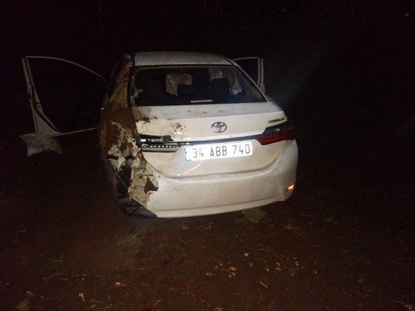 Kütahya'da otomobil at arabasına arkadan çarptı