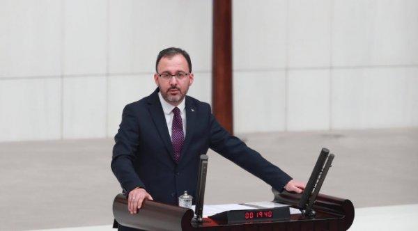 Bakan Mehmet Kasapoğlu Meclis'te konuştu