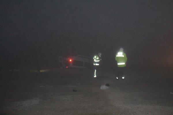 Konya'da hafif ticari araç takla attı: 1 ölü 4 yaralı