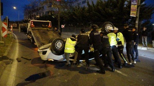 Ordu'da minibüs ile otomobil çarpıştı