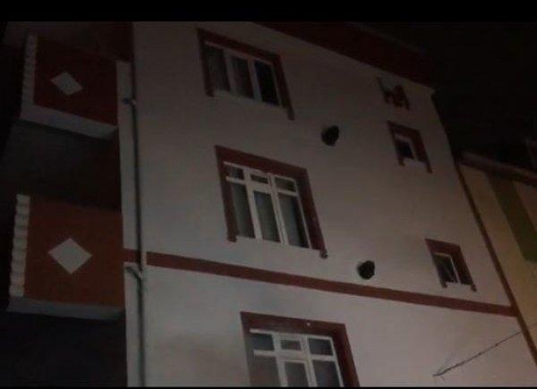 Tekirdağ'da bir eve yanıcı madde atıldı