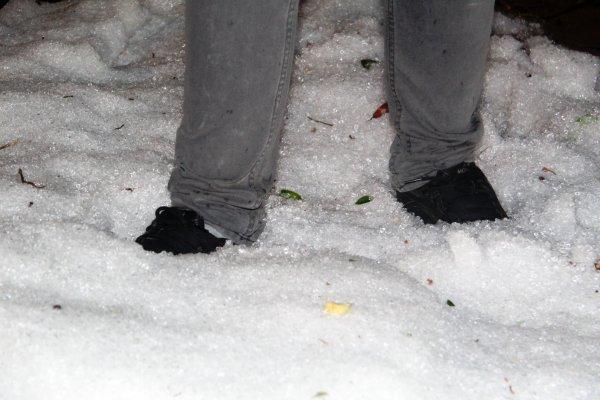 Doluyu kar sanan Antalyalıların sevinci yarım kaldı