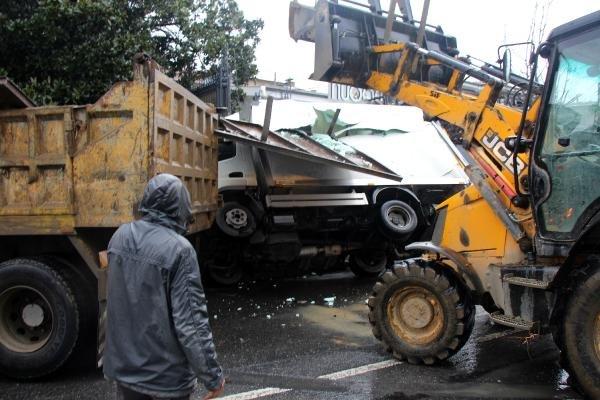 Sarıyer'de ilginç kaza