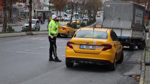 Esenyurt'ta kurallara uymayan taksicilere ceza yağdı