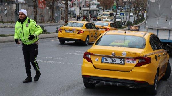 Esenyurt'ta kurallara uymayan taksicilere ceza yağdı