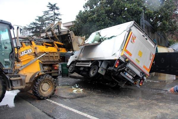 Sarıyer'de ilginç kaza