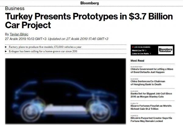 Dünya basınının gözü yerli otomobilde