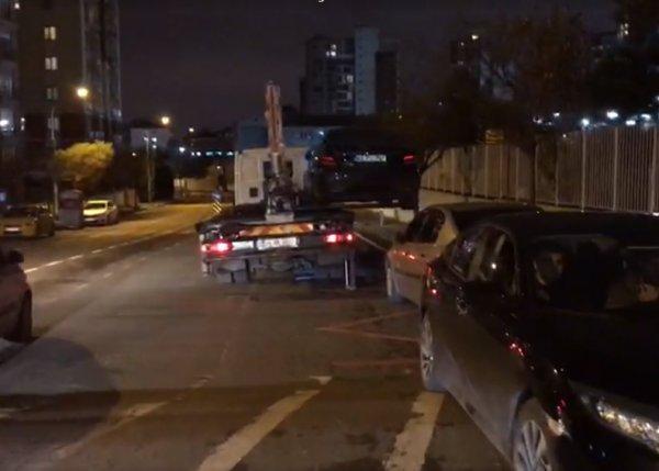 İstanbul'da yasağa rağmen araç çekimi durmadı