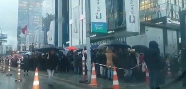 Kanal İstanbul soğuk hava dinlemedi