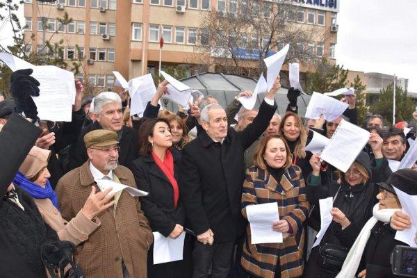 CHP Ankara'dan Kanal İstanbul'a hayır dilekçesi