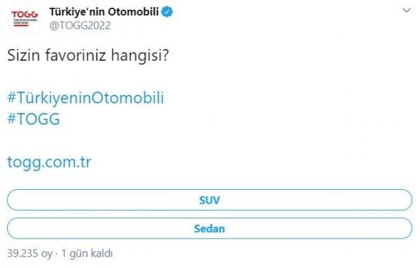 Yerli otomobilde favori SUV