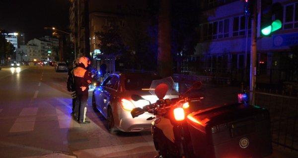 Alkollü sürücü polise zor anlar yaşattı