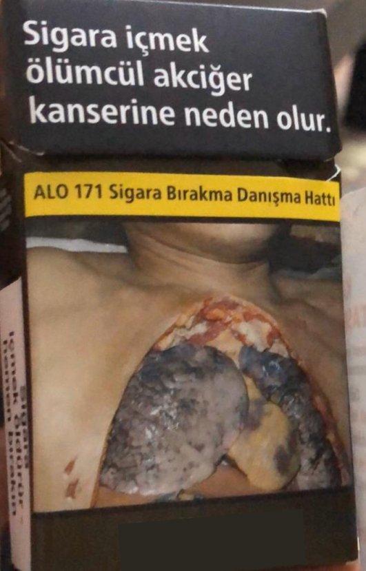 Sigara paketlerinde tek tip modeli