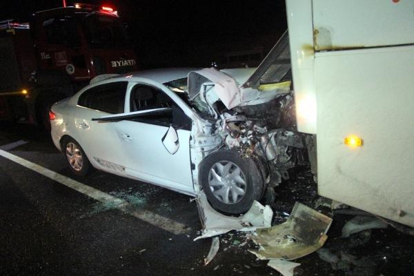 Bolu'da zincirleme trafik kazası: 2'si ağır 3 yaralı