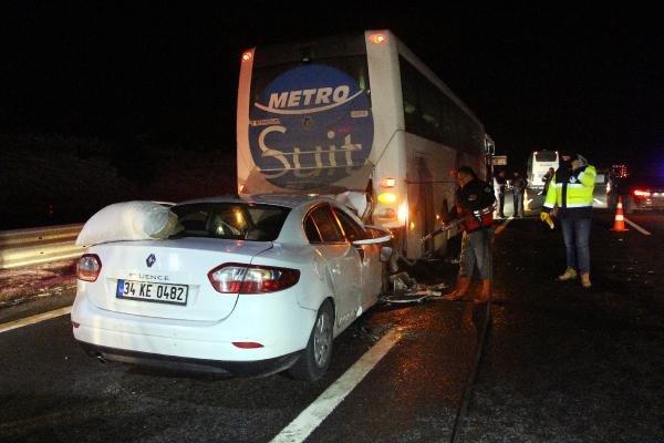 Bolu'da zincirleme trafik kazası: 2'si ağır 3 yaralı
