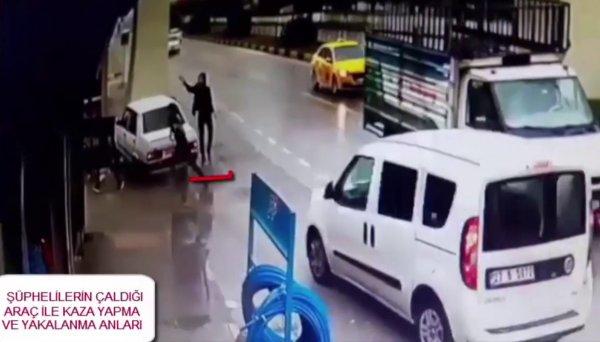 Çaldıkları aracı gelin arabası gibi süslediler