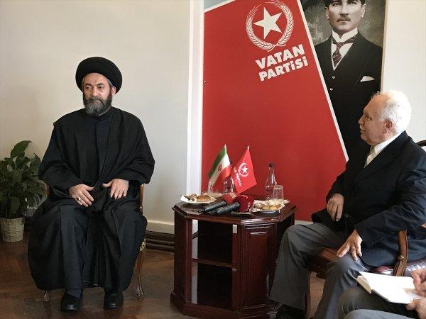 Hamaney’in temsilcisi Amili'den Perinçek'e ziyaret