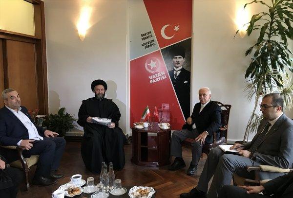 Hamaney’in temsilcisi Amili'den Perinçek'e ziyaret