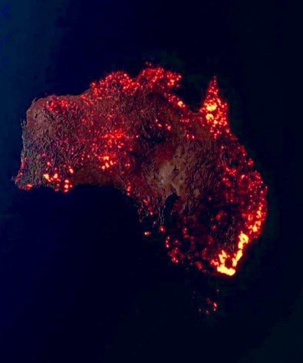 Avustralya’daki yangınlar için ilginç kampanya