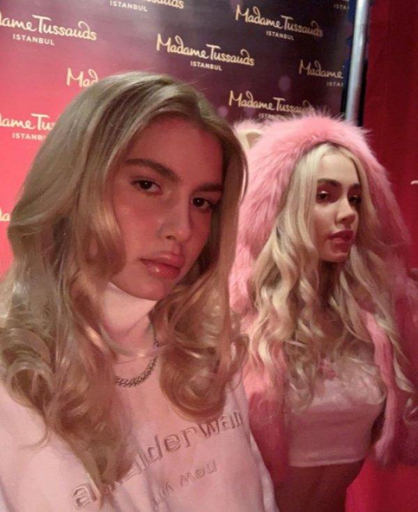 Aleyna Tilki'nin balmumu heykeli