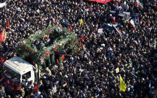 Süleymani'nin cenaze töreninde ölü sayısı 56 oldu
