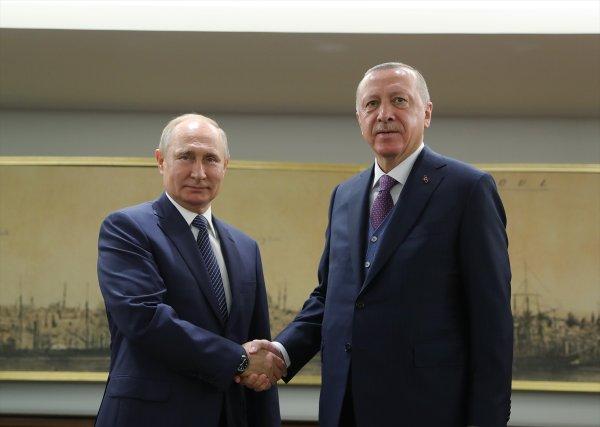 Erdoğan-Putin TürkAkım'ı birlikte açtı