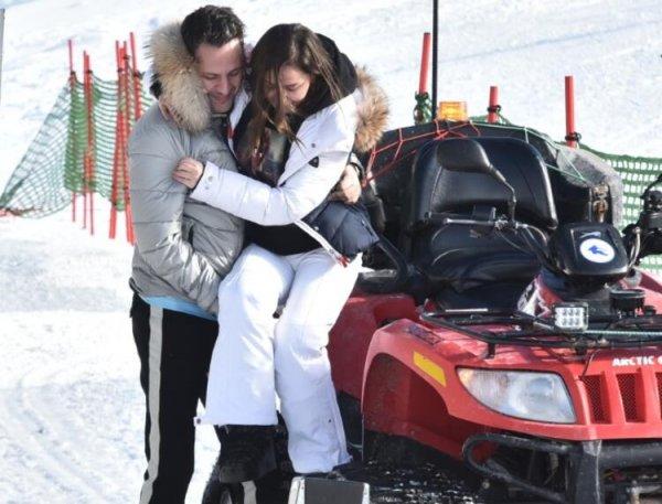 Merve Özbey tatilde