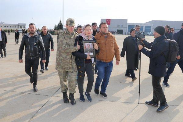 Şehit askerler, törenle memleketlerine uğurlandı