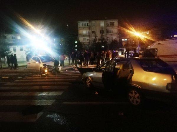 Kayseri'de trafik kazası: 4 yaralı