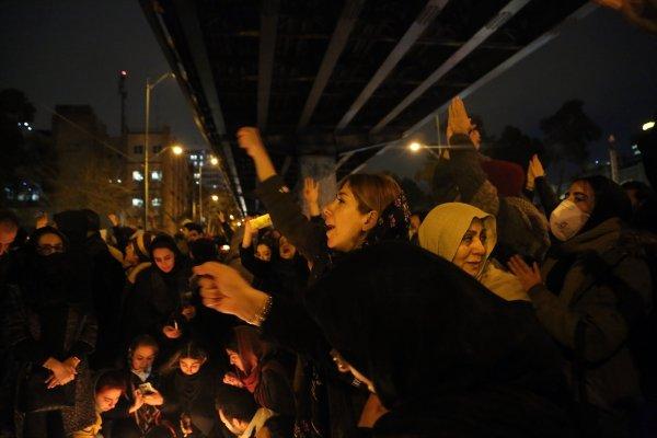 İran'da rejim karşıtı gösteri