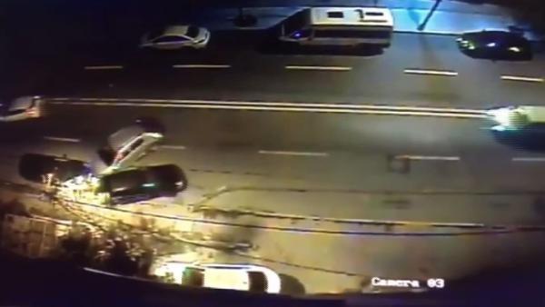 U dönüşü yapan araç, kazaya sebep oldu