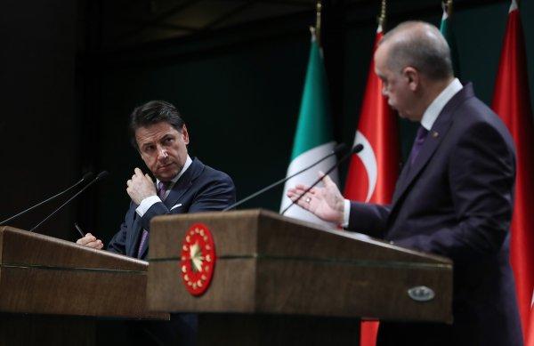 Erdoğan ve İtalya Başbakanı Libya'yı görüştü