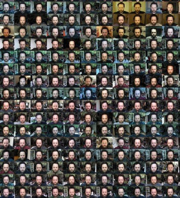 20 yıl boyunca her gün fotoğrafını çeken adamın değişimi