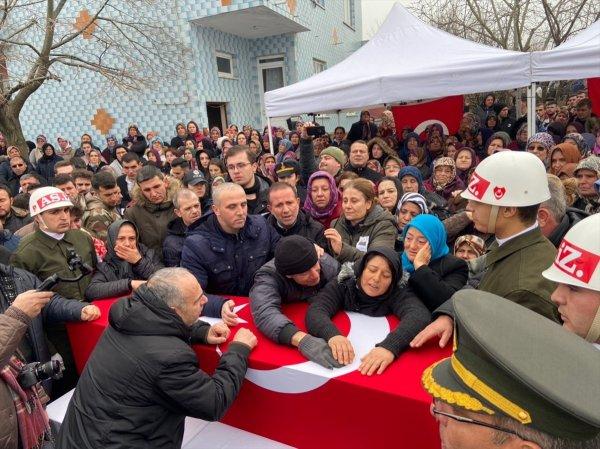 Şehit uzman çavuş, Edirne'de gözyaşlarıyla uğurlandı