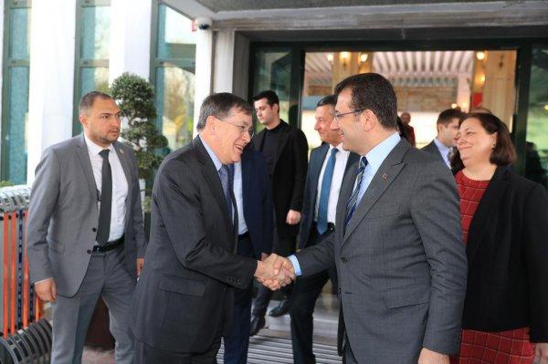 ABD Ankara Büyükelçisi, İmamoğlu'nu ziyaret etti