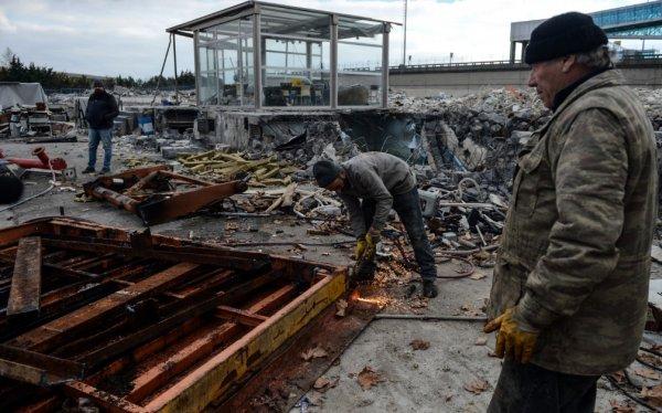 Atatürk Havalimanı kargo bölümünde yıkım bitti