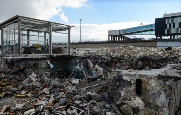 Atatürk Havalimanı kargo bölümünde yıkım bitti