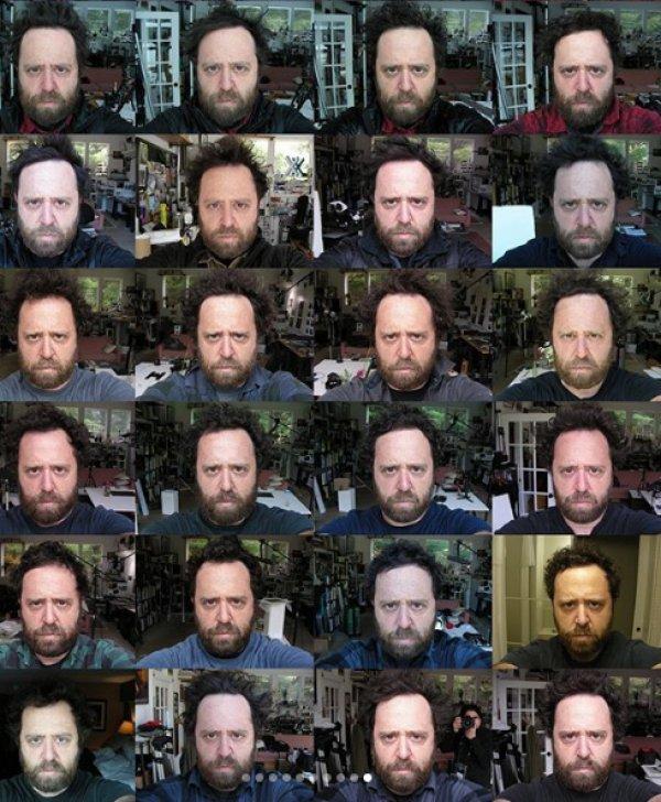 20 yıl boyunca her gün fotoğrafını çeken adamın değişimi