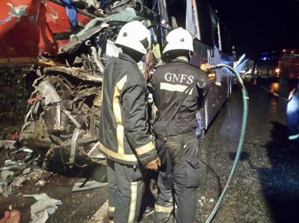 Gana'da feci otobüs kazası: 34 ölü, 54 yaralı