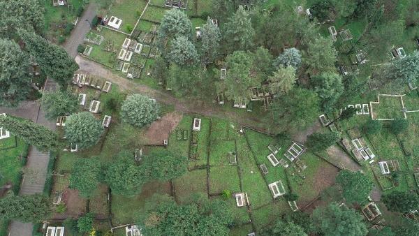 Göğceli Mezarlığı’ndaki mezarlarda sapma ortaya çıktı
