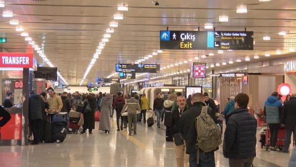 Havada karada yarıyıl tatili trafiği