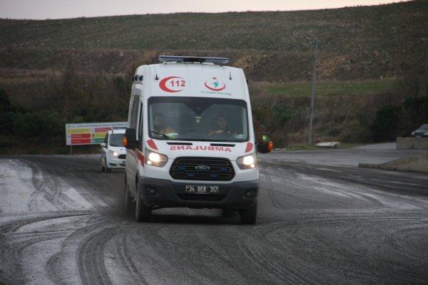 Polisten kaçan bir şüpheli çamura saplandı