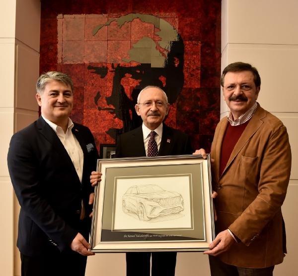 Kılıçdaroğlu, TOGG heyetini kabul etti