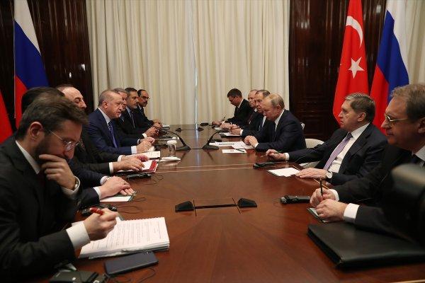 Erdoğan-Putin görüşmesi gerçekleşti